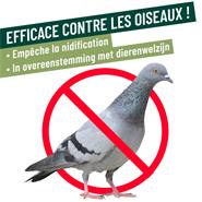 Pics anti-pigeon de VOSS.garden, inox, longueur 50cm, répulsif oiseaux