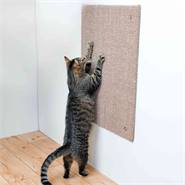 Griffoir XXL pour chat, pour les murs, tapis en sisal, 50x70 cm, taupe