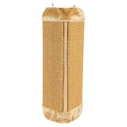 Griffoir pour chat, pour les angles de pièce, tapis en sisal, 32x60 cm, marron