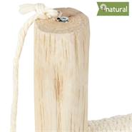 Arbre à chat en bois véritable "Morea" de VOSS.pet - Colonne griffoir premium, bois naturel de l"arbre Tanoak, 43cm