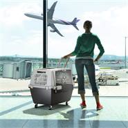 Caisse de transport en avion Gulliver Touring IATA pour animaux jusqu’à 30 kg, 80 x 58 x 62 cm