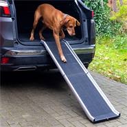 Rampe pour chiens, pliable - aide d´accès à la voiture pour les chiens, aluminium