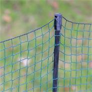 Filet de clôture classic VOSS.farming, 25 m, 90 cm, 15 piquets, 1 pointe, vert, non électrifiable