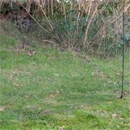 Filet de clôture classic VOSS.farming, 25 m, 90 cm, 15 piquets, 1 pointe, vert, non électrifiable