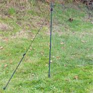 Filet de clôture classic VOSS.farming, 15 m, 90 cm, 9 piquets, 1 pointe, vert, non électrifiable