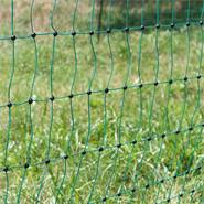 Clôture pour les poules, clôture/filet pour les volailles classic de VOSS.farming 25 m, 106 cm, 9 piquets, 2 pointes, vert, non éléctrifiable