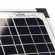 Kit complet de clôture électrique "KAPPA 7 SOLAR" de VOSS.farming + batterie 12V + panneau solaire 12W