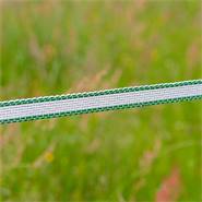 Ruban de clôture électrique VOSS.farming, 200 m, 20 mm, 6x0,40 HPC/Ultra, blanc-vert