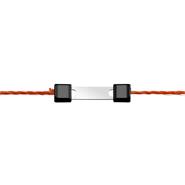 5 x connecteurs "Litzclip®" pour cordelettes de clôture électrique de 6 mm maximum (acier inoxydable)