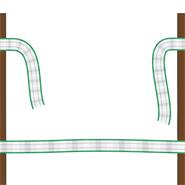 5 x connecteurs "Litzclip®" pour cordelettes de clôture électrique de 6 mm maximum (acier inoxydable)