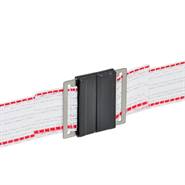 5 x connecteurs "Litzclip®" pour rubans de clôture électrique de 40 mm (inox)
