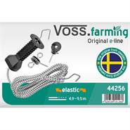 Kit pour poignée de portail VOSS.farming avec cordelette élastique de 4,90 m (extensible sur 9,5 m)