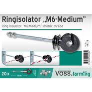 20 x isolateurs annulaires "M6-Medium" de VOSS.farming, métriques, 145 mm