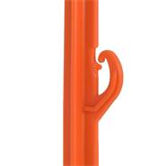 25 piquets de clôture électrique « Variant » hauteur totale 103 cm,  double bêche, orange