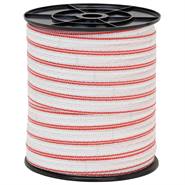 Ruban de clôture électrique 200 m, 20 mm, 1 x 0,3 cuivre + 5x0,2 acier inoxydable, blanc-rouge 3***