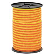 Ruban de clôture électrique de VOSS.farming 250 m, 10 mm, 4 x 0,16 acier inoxydable, jaune-orange 1*