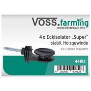 4 x isolateurs d'angle "SUPER" de VOSS.farming, support de 8 mm, très robuste