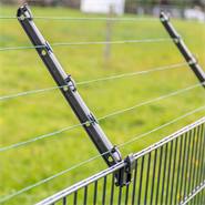 Protection contre le franchissement VOSS.farming, isolateur pour grille de clôture à double fil