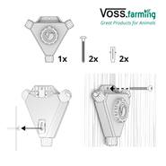 Interrupteur de clôture VS-30 de VOSS.farming, 4 positions de commutation