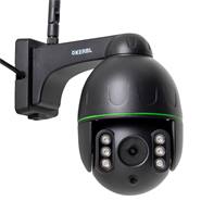 Caméra Internet pour étable IPCam 360° FHD de Kerbl avec zoom - Caméra de surveillance pour l"étable, la maison et la cour