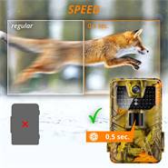 Caméra numérique pour la faune "LUNIOX VC36", piège photo 36MP + vidéo HD, avec carte SD de 16 Go