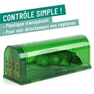 Piège pour rats vivants "Walk in", transparent