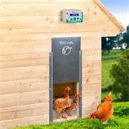 Kit: "ChickenFriend" - Dispositif automatique VOSS.farming avec trappe en alu 220 x 330 mm