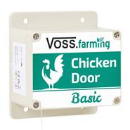LOT : Portier automatique pour poulailler "Chicken-Door Basic" VOSS.farming, avec trappe en alu 220 x 330 mm