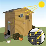 Lot de batterie solaire VOSS.farming pour porte automatique de poulailler  "ChickenFriend"