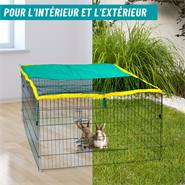 Enclos pour petits animaux VOSS.pet, pour lapins, lièvres 4 x 65 x 111 cm