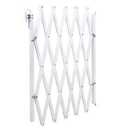 Barrière accordéon pour chiens « Stop Fix », barrière de porte pour chiens, extensible env. 60-110cm, blanc