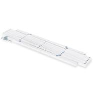 Barrière accordéon pour chiens « Stop Fix », barrière de porte pour chiens, extensible env. 60-110cm, blanc