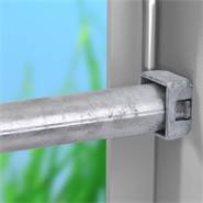 Barre de sécurité pour fenêtre, 1 barre, galvanisé, 640-1000mm