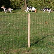 9x piquet de clôture VOSS.garden, en hêtre, 90 cm, piquet de clôture et de plantation, 2,7 x 2,7 cm