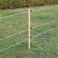 9x piquet de clôture VOSS.garden, en hêtre, 150 cm, piquet de clôture et de plantation, 2,7 x 2,7 cm