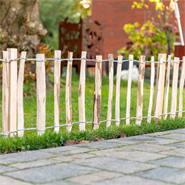 Ganivelle 3m de VOSS.garden clôture en noisetier, intervalle lattes 4-5cm, 30cm