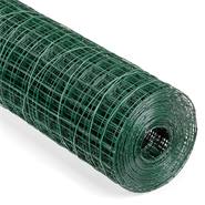 Kit de clôture pour jardin de VOSS.farming: Grillage à volière 10 m x 100 cm, vert + 8x piquets métalliques