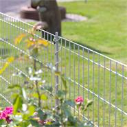 Clôture à panneaux rigides, galvanisée de VOSS.garden, 80x460 cm, pour le jardin, enclos pour petits animaux, protection de bassin