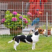 Clôture à panneaux rigides, galvanisée de VOSS.garden, 80x690cm, pour le jardin, enclos pour chiens, protection des bassins