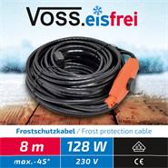 Câble chauffant VOSS.eisfrei 8 m, câble antigel, chauffage auxiliaire pour tuyaux