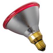 Lampe infrarouges à économie d'énergie PAR 38, 100 W - Lampe, ampoule à infrarouges à économie d'énergie, rouge