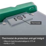 Abreuvoir chauffant avec flotteur « Thermo S35-230V plus » de VOSS.farming avec chauffage auxiliaire pour conduites, 73W