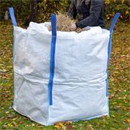 Sac Big Bag avec jupe de remplissage 90x90x110cm, sac de jardin, sac de transport pour déchets de jardin, bois, foin