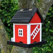 Maison / Mangeoire pour oiseaux Skagen, rouge
