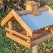 Maison pour oiseaux "Grota" de VOSS.garden - maison de qualité en bois, avec support