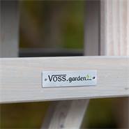 « Valbo » de VOSS.garden - maison pour oiseaux de qualité supérieure, avec support croisé, bois blanc