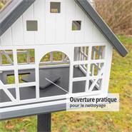 Maison à colombages pour oiseaux "Belau" VOSS.garden, avec toit métallique