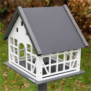 "Belau" avec toit métallique, VOSS.garden - grande maison en style colombage, support fourni