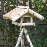 Maison d’oiseaux à toit de chaume, VOSS.garden "Holm", avec support