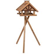 "Levar" de VOSS.garden - maison pour oiseaux de grande qualité, avec pied en forme de croix, couleur naturelle